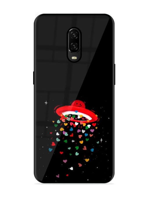 Love From Above Glossy Soft Edge Case for Oneplus 6T Chachhi