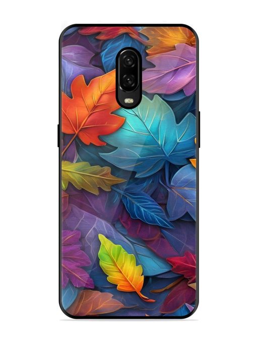 Autumn'S Embrace Glossy Soft Edge Case for Oneplus 6T Chachhi