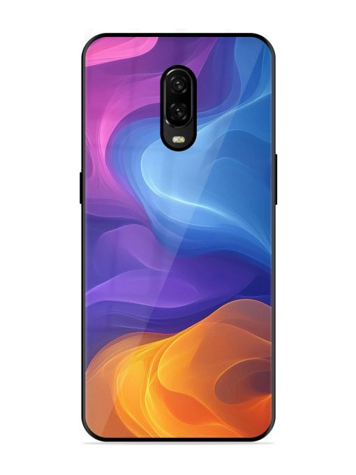 Cosmic Currents Glossy Soft Edge Case for Oneplus 6T Chachhi