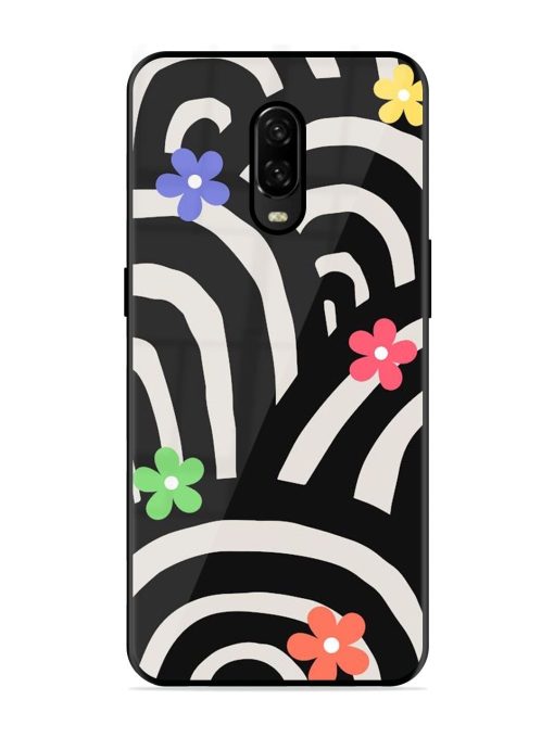 Rainbow Arcs Glossy Soft Edge Case for Oneplus 6T Chachhi