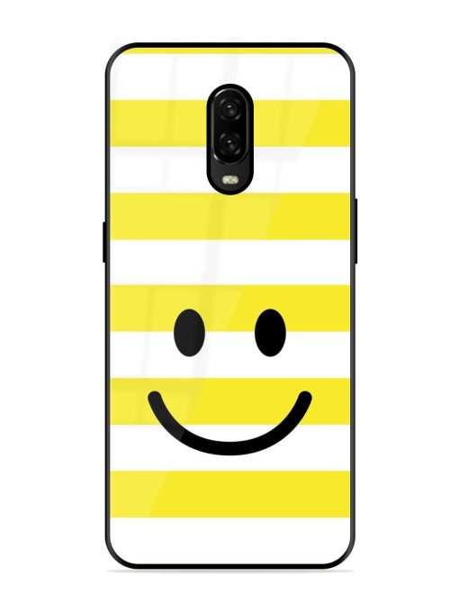 Smiling Stripes Glossy Soft Edge Case for Oneplus 6T Chachhi