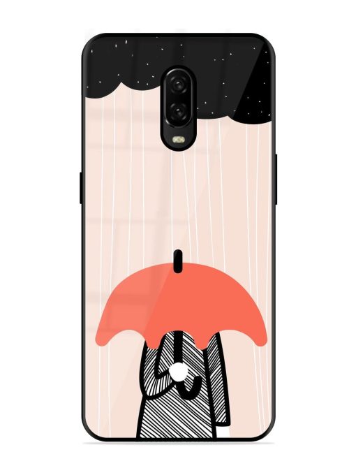 Stormy Weather, Shielded Soul Glossy Soft Edge Case for Oneplus 6T Chachhi