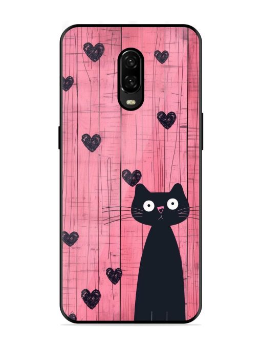 Feline Valentine'S Day Glossy Soft Edge Case for Oneplus 6T Chachhi