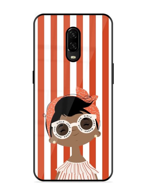 Girls Just Wanna Have Fun Glossy Soft Edge Case for Oneplus 6T Chachhi