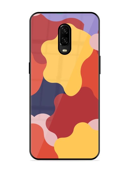 Gooey Color Chaos Glossy Soft Edge Case for Oneplus 6T Chachhi