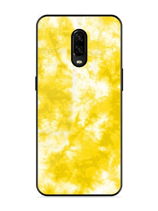 Golden Tie-Dye Twirl Glossy Soft Edge Case for Oneplus 6T Chachhi