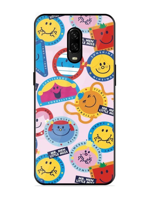 Whimsical Mr. Men & Little Miss Glossy Soft Edge Case for Oneplus 6T