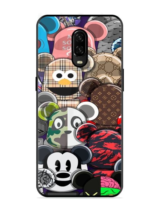 Streetwear Bearbrick Extravaganza Glossy Soft Edge Case for Oneplus 6T