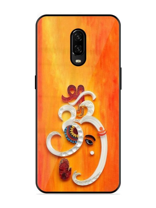 Ganesha In Quilling Art Glossy Soft Edge Case for Oneplus 6T Chachhi