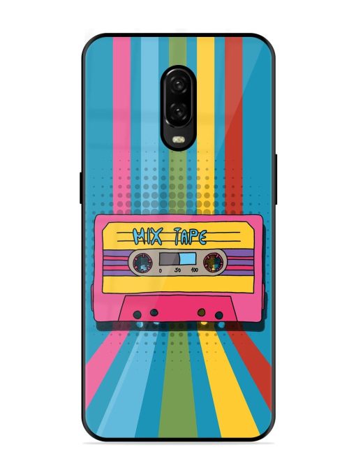 Retro Cassette Tapes Glossy Soft Edge Case for Oneplus 6T Chachhi