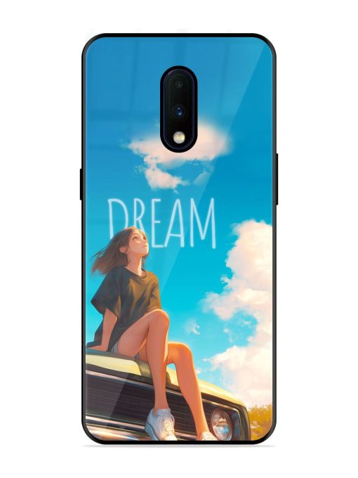 Girly Dream Art Glossy Soft Edge Case for Oneplus 7 Chachhi