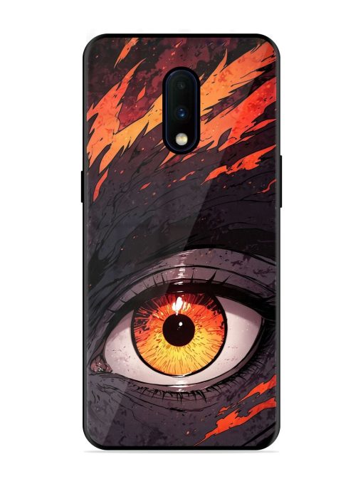 Inferno Gaze Glossy Soft Edge Case for Oneplus 7 Chachhi