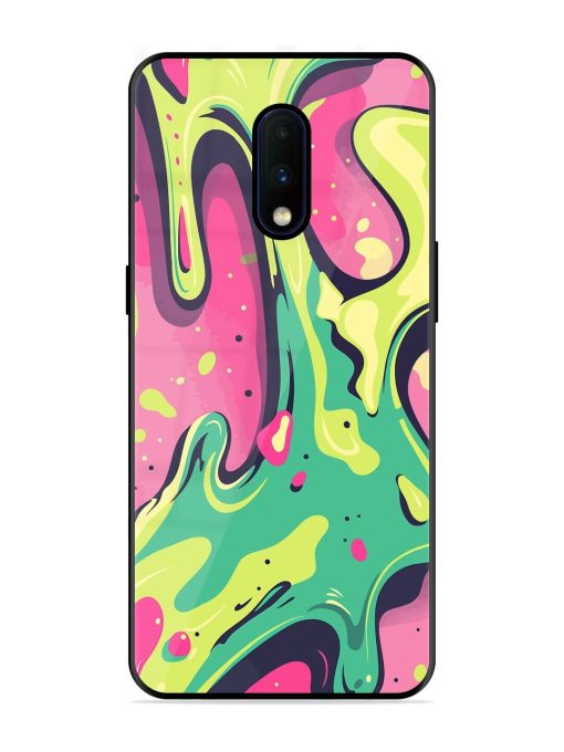 Gooey Grooves Glossy Soft Edge Case for Oneplus 7 Chachhi