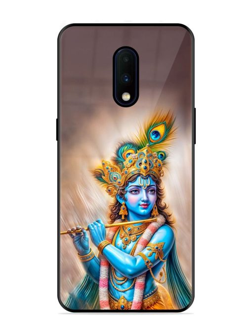 Divine Krishna Glossy Soft Edge Case for Oneplus 7 Chachhi