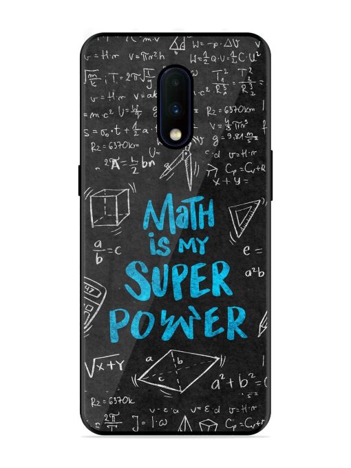 Math Magic Glossy Soft Edge Case for Oneplus 7 Chachhi