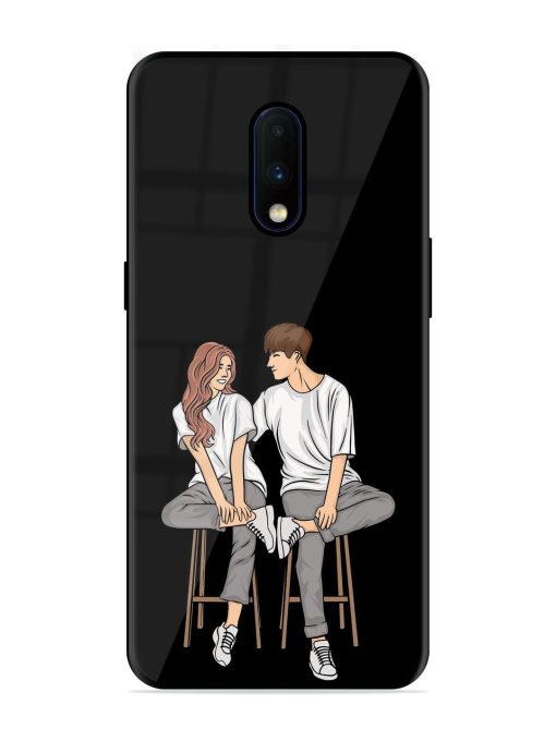 Soulful Connection Glossy Soft Edge Case for Oneplus 7 Chachhi