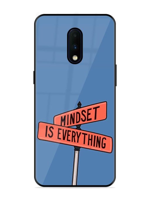 Mindset Matters Glossy Soft Edge Case for Oneplus 7 Chachhi