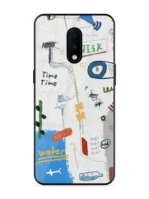 Mind Map Madness Glossy Soft Edge Case for Oneplus 7 Chachhi