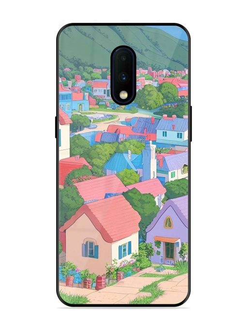 Pastel Paradise Glossy Soft Edge Case for Oneplus 7 Chachhi