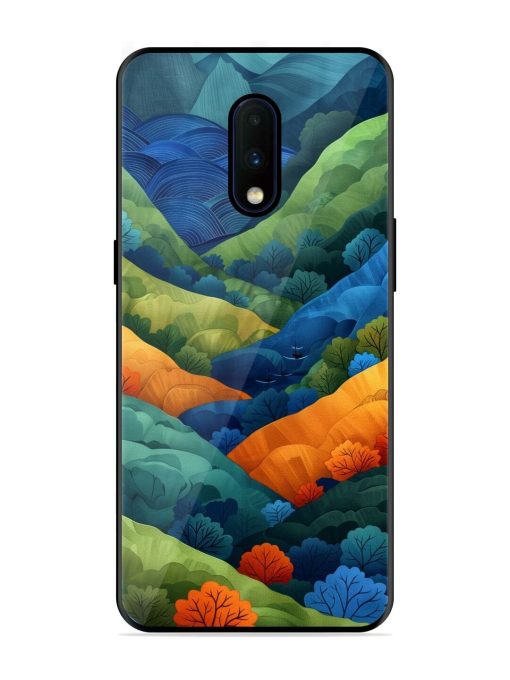 Serene Summits Glossy Soft Edge Case for Oneplus 7 Chachhi