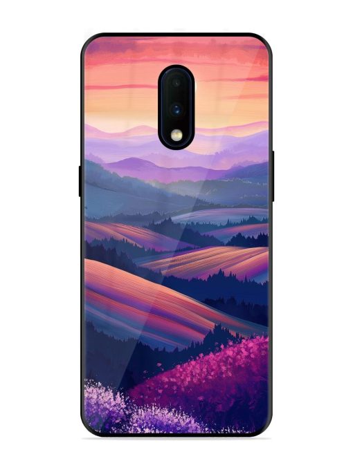 Twilight'S Embrace Glossy Soft Edge Case for Oneplus 7 Chachhi