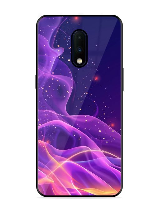 Cosmic Currents Glossy Soft Edge Case for Oneplus 7 Chachhi