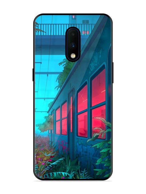 Urban Jungle Glossy Soft Edge Case for Oneplus 7 Chachhi