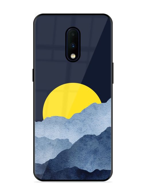 Golden Hour Horizon Glossy Soft Edge Case for Oneplus 7 Chachhi