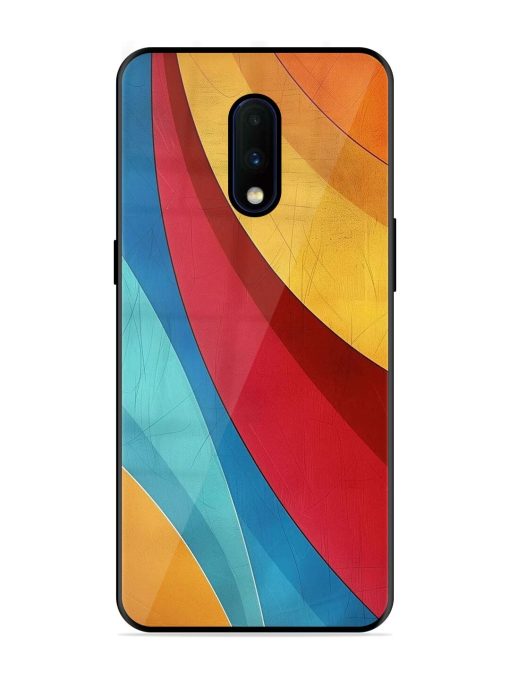 Curving Canvas Glossy Soft Edge Case for Oneplus 7 Chachhi