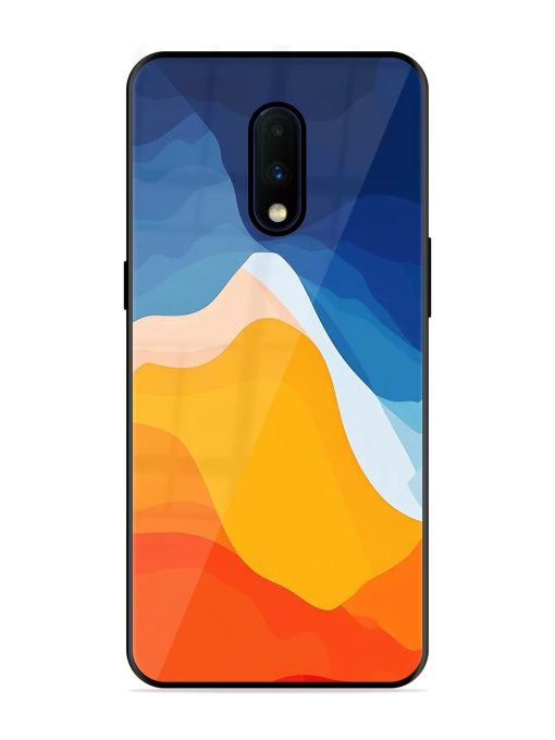 Liquid Landscape Glossy Soft Edge Case for Oneplus 7 Chachhi