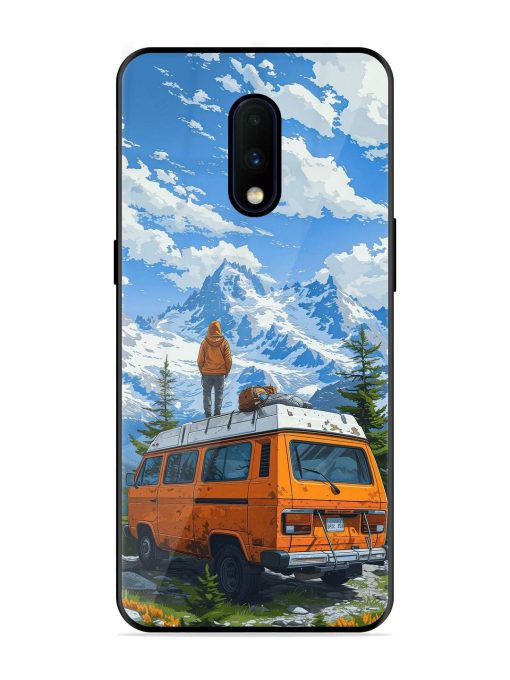 Mountaintop Solitude Glossy Soft Edge Case for Oneplus 7 Chachhi