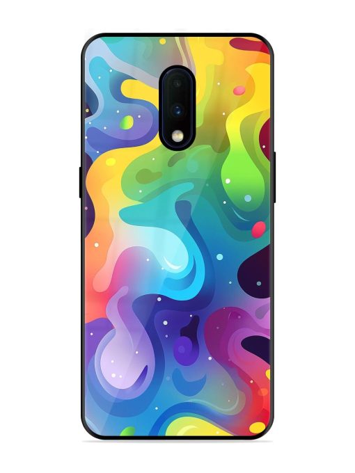 Rainbow River Glossy Soft Edge Case for Oneplus 7 Chachhi