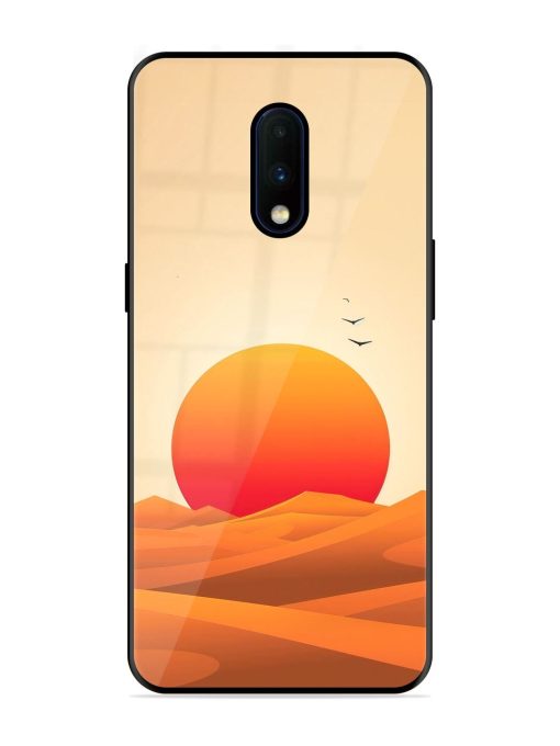 Desert Sunset Glossy Soft Edge Case for Oneplus 7