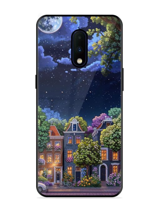 Moonlit Streets Glossy Soft Edge Case for Oneplus 7 Chachhi