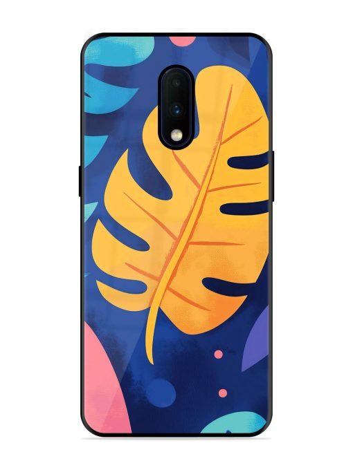 Tropical Tapestry Glossy Soft Edge Case for Oneplus 7 Chachhi