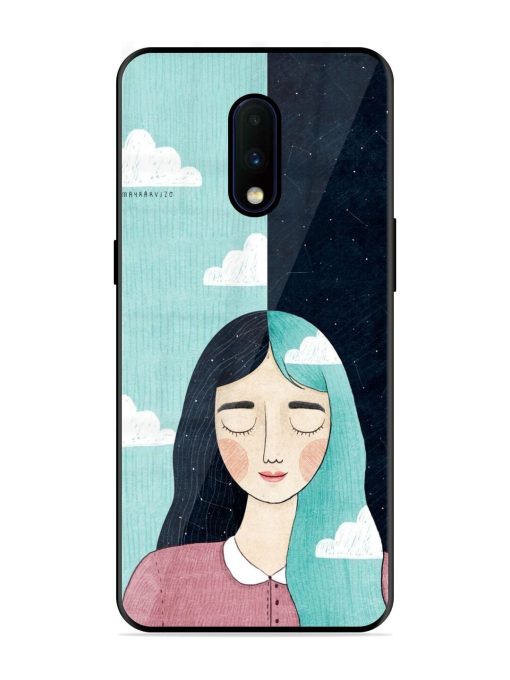 Between Day And Night Glossy Soft Edge Case for Oneplus 7 Chachhi