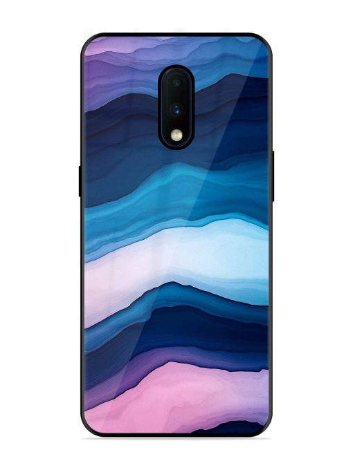 Oceanic Layers Glossy Soft Edge Case for Oneplus 7 Chachhi