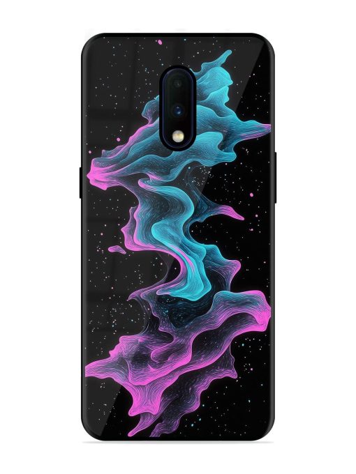 Cosmic Currents Glossy Soft Edge Case for Oneplus 7 Chachhi