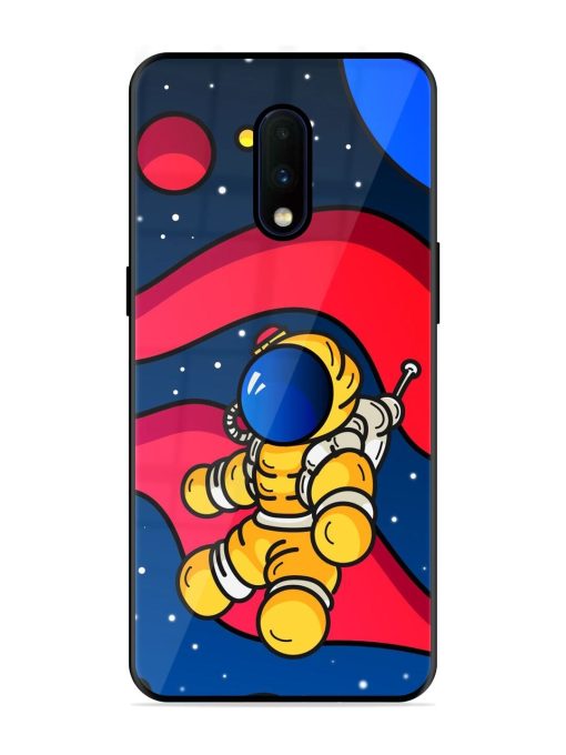 Cosmic Cruiser Glossy Soft Edge Case for Oneplus 7 Chachhi