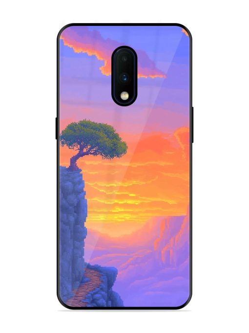 Cliffside Solitude Glossy Soft Edge Case for Oneplus 7 Chachhi