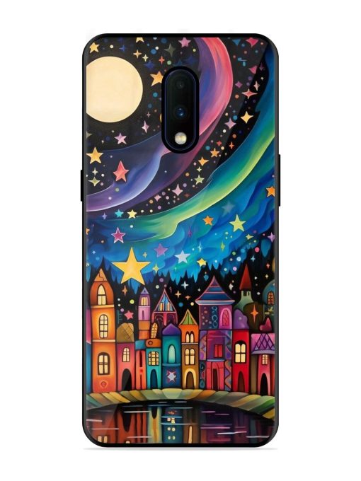 Starlit Village Glossy Soft Edge Case for Oneplus 7 Chachhi