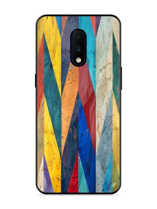 Abstract Tapestry Glossy Soft Edge Case for Oneplus 7 Chachhi