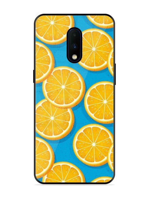 Citrus Symphony Glossy Soft Edge Case for Oneplus 7 Chachhi