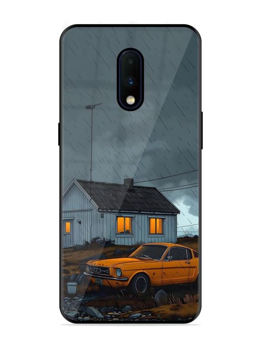 Rainy Day Retreat Glossy Soft Edge Case for Oneplus 7 Chachhi