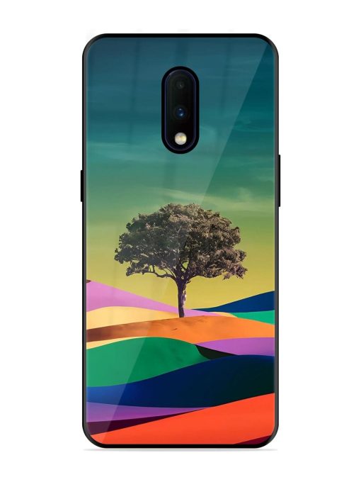 Rainbow'S Lone Sentinel Glossy Soft Edge Case for Oneplus 7 Chachhi