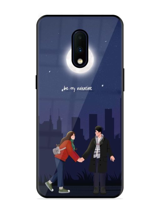 Moonlight Proposal Glossy Soft Edge Case for Oneplus 7 Chachhi