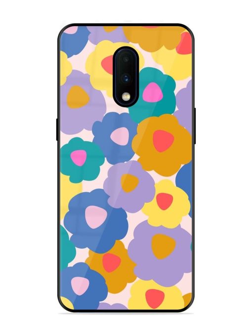 Flower Power Glossy Soft Edge Case for Oneplus 7 Chachhi