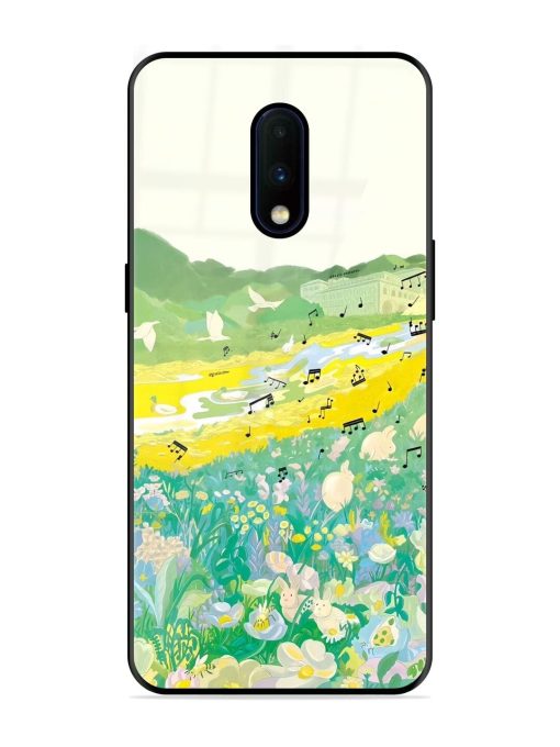 Melody In Bloom Glossy Soft Edge Case for Oneplus 7 Chachhi