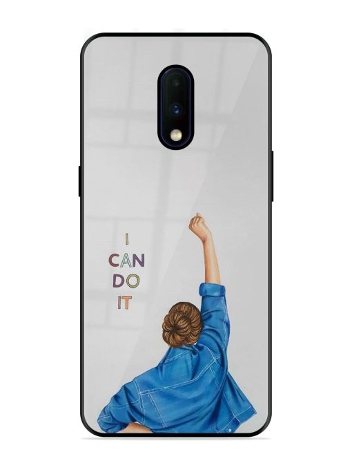 Can Do It Glossy Soft Edge Case for Oneplus 7 Chachhi