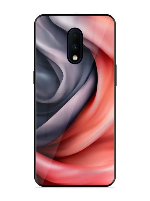 Swirling Silk Glossy Soft Edge Case for Oneplus 7 Chachhi